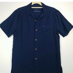Tommy Bahama Men's Deep Blue Casual Shirt
